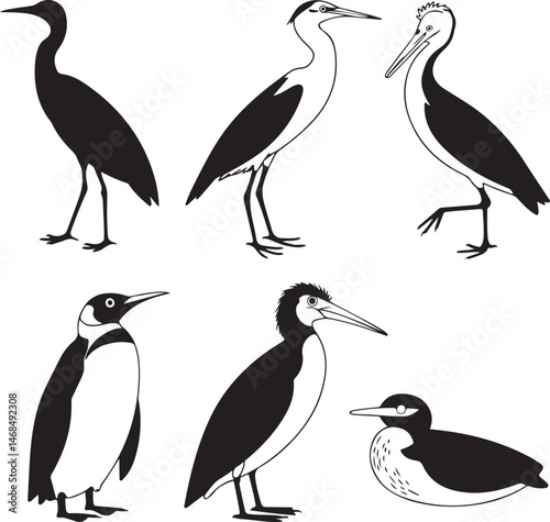 Heron Silhouette SVG – Elegant Bird Design for Nature Crafts & Decor"

"Great Blue Heron Clipart – Minimalist Bird Art for Shirts & Prints"

"Flying Heron SVG – Wildlife Silhouette for Cricut & DIY Pr
