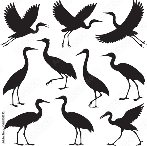 Heron Silhouette SVG – Elegant Bird Design for Nature Crafts & Decor"

"Great Blue Heron Clipart – Minimalist Bird Art for Shirts & Prints"

"Flying Heron SVG – Wildlife Silhouette for Cricut & DIY Pr