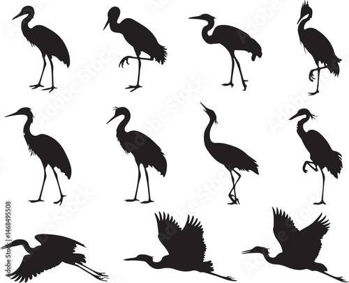 Heron Silhouette SVG – Elegant Bird Design for Nature Crafts & Decor"

"Great Blue Heron Clipart – Minimalist Bird Art for Shirts & Prints"

"Flying Heron SVG – Wildlife Silhouette for Cricut & DIY Pr