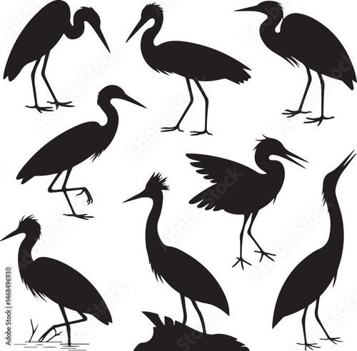 Heron Silhouette SVG – Elegant Bird Design for Nature Crafts & Decor"

"Great Blue Heron Clipart – Minimalist Bird Art for Shirts & Prints"

"Flying Heron SVG – Wildlife Silhouette for Cricut & DIY Pr