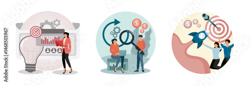 Project initiation concept. Workflow process. Project closure.
