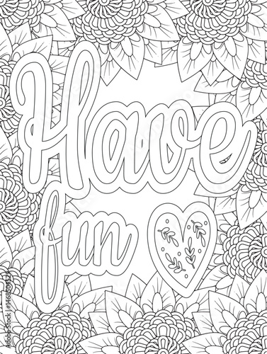 Stress Relief Coloring Pages - Adult. Motivational Swear Words Coloring Pages.

