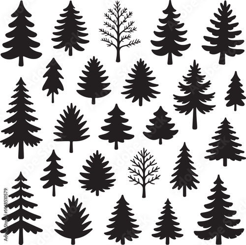 Tall Pine Tree in Forest Silhouette

Lone Pine on Mountain Vector Scene

Minimal Evergreen Tree Design

Rustic Pine Tree Line Art

Winter Pine Tree Silhouette