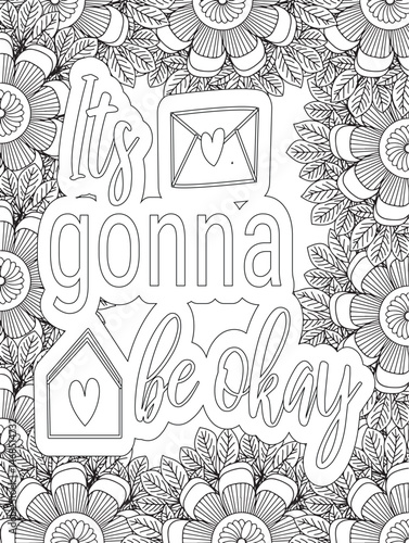 Stress Relief Coloring Pages - Adult. Motivational Swear Words Coloring Pages.
