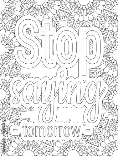 Stress Relief Coloring Pages - Adult. Motivational Swear Words Coloring Pages.
