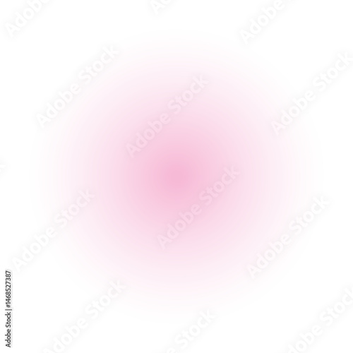 pink circle blurred shadow element