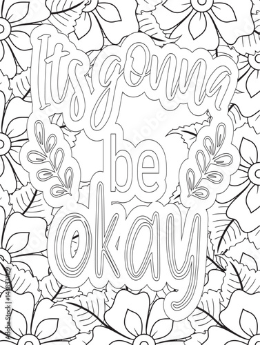 Stress Relief Coloring Pages - Adult. Motivational Swear Words Coloring Pages.

