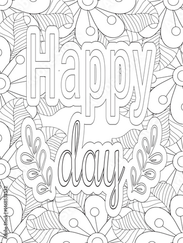 Stress Relief Coloring Pages - Adult. Motivational Swear Words Coloring Pages.
