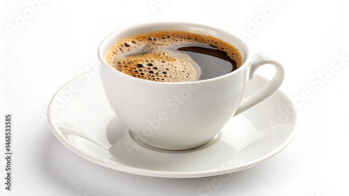 Wallpaper Mural Coffee cup on White Background Torontodigital.ca