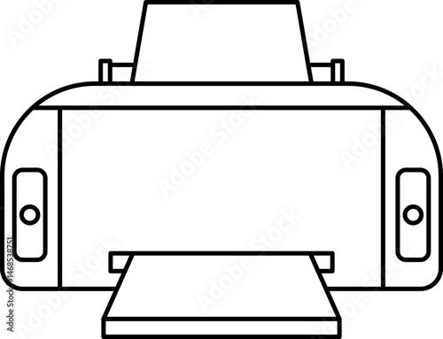 Outline Printer Icon