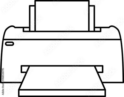 Outline Printer Icon