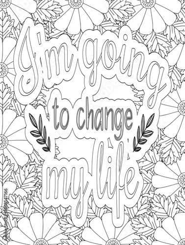 Stress Relief Coloring Pages - Adult. Motivational Swear Words Coloring Pages.