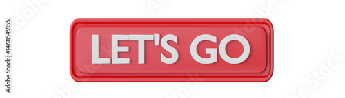 3D Lets Go Red Button
