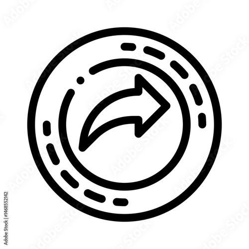 online community line icon