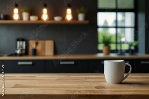 Wallpaper Mural cup of coffee on the table Torontodigital.ca