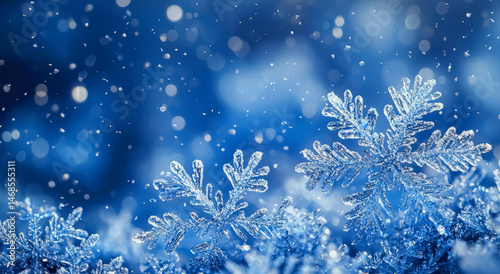 Winter serene blue themed background with ice-blue ombre transitions and faint frost veins weaving across a hushed frozen tableau at dawn�s first light background jpg