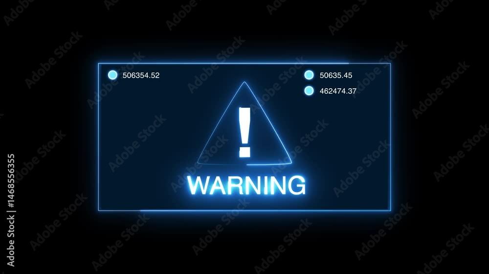 warning security breach computer hacking warning message hacked alert Business server show security hacked alert warning sign , Virus code software hack concept,  warning Alert Message
