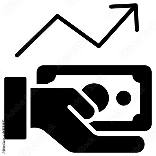 Money Supply Glyph Icon