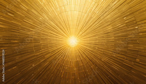 Luxurious radial gold gradient with a glowing center.