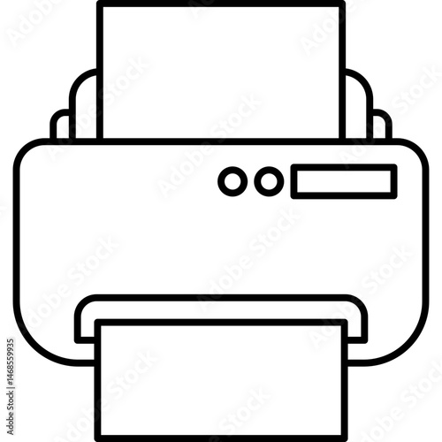 Outline Printer Icon