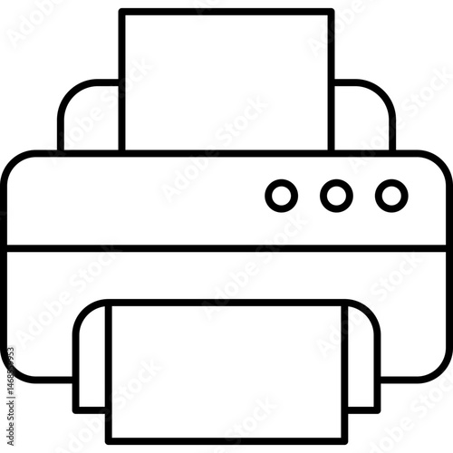 Outline Printer Icon