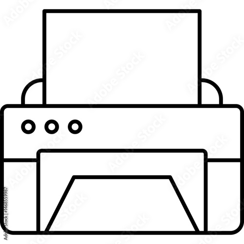 Outline Printer Icon