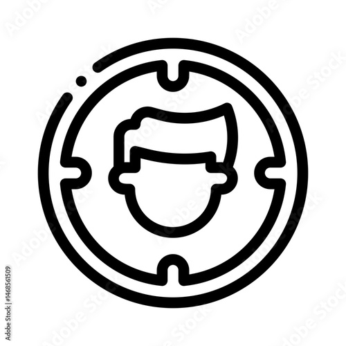 head hunting line icon