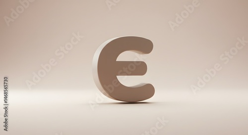 Epsilon Symbol Beige Figure