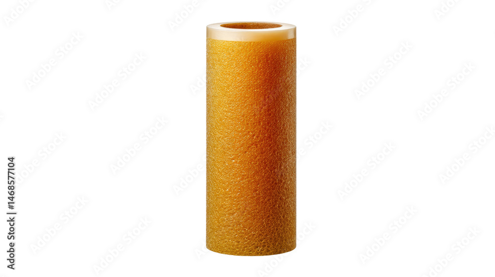Obraz premium Isolated on white, a roll of cigarette and a lighter suggest a burning yellow flame, like a small candle fire, an object of habit
