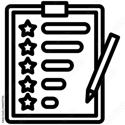 Feedback outline, mini illustration icon. use for modern concept, print, UI, UX kit, web and app development. Vector related to sales, logistic and ecommerce.