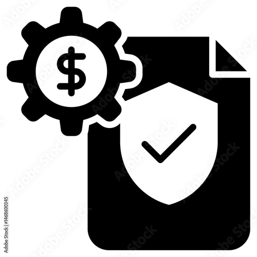 Economic Policy Glyph Icon