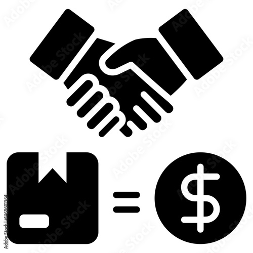 Fair Trade Glyph Icon