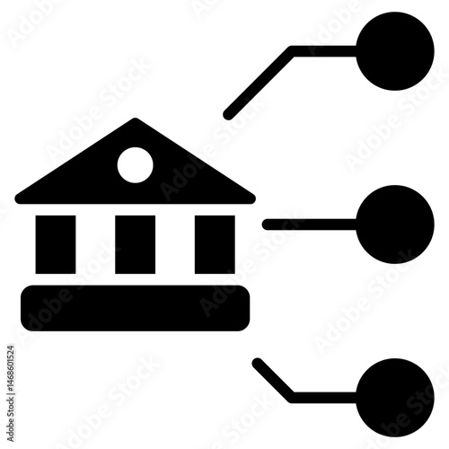 Governance Glyph Icon