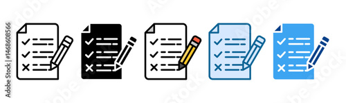 Non Conformance Icon Set Multiple Style Collection