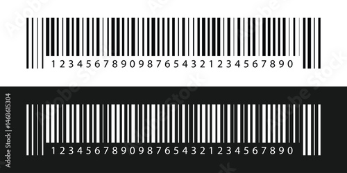 Barcode isolated on white background, Simple fake bar code, barcode scratched vector illustration , barcode icon for selling, Product Barcode, Trendy bar code for web icon in eps 10.