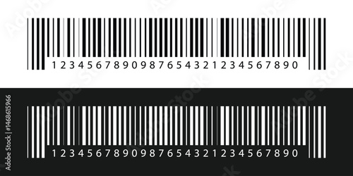 Barcode isolated on white background, Simple fake bar code, barcode scratched vector illustration , barcode icon for selling, Product Barcode, Trendy bar code for web icon in eps 10.