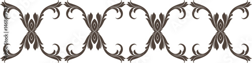 Elegant floral seamless pattern with intricate symmetrical designs. Perfect for wallpaper, fabric, textile, wrapping, background, or decorative use in digital and print projects.