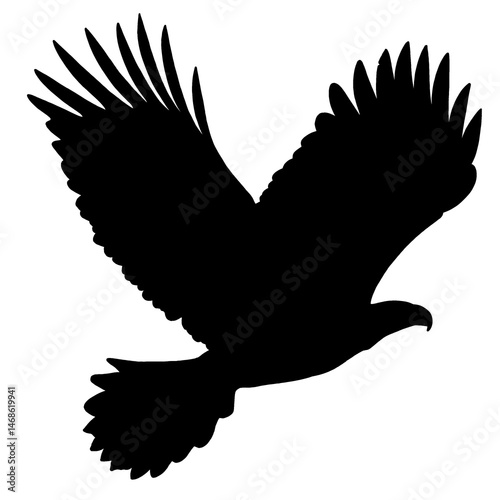 Silhouette Eagle Illustration Set