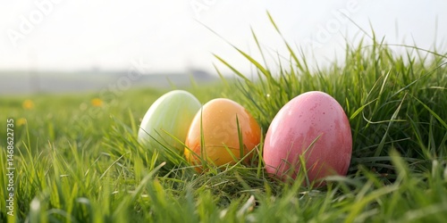 Colorful Easter Eggs Hidden...