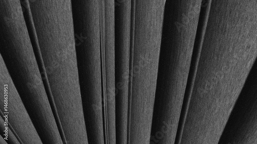 Metallic black and white pleat pattern with subtle sheen and soft texture like glossy satin pleats.