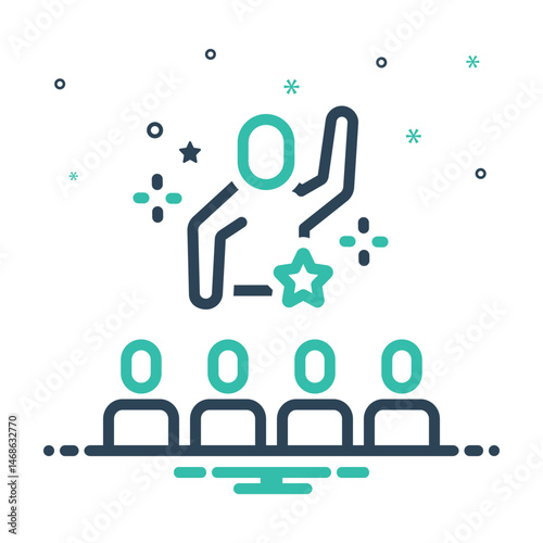 Mix icon for movie star