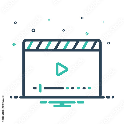 Mix icon for video clip