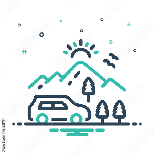 Mix icon for adventure