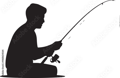 Fishing SVG – Fish Hunting Silhouette for Outdoor Lovers

Fisherman Vector – Bass & Trout Hunting Clipart

Catch of the Day – Fishing Silhouette for Shirts & Decals

Angler Clipart – Wild Fish Vector 