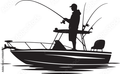“Fish Hunting Vector Bundle | Fishing Rod, Lure & Angler SVG Clipart for Outdoor & Sport Fishing Designs”