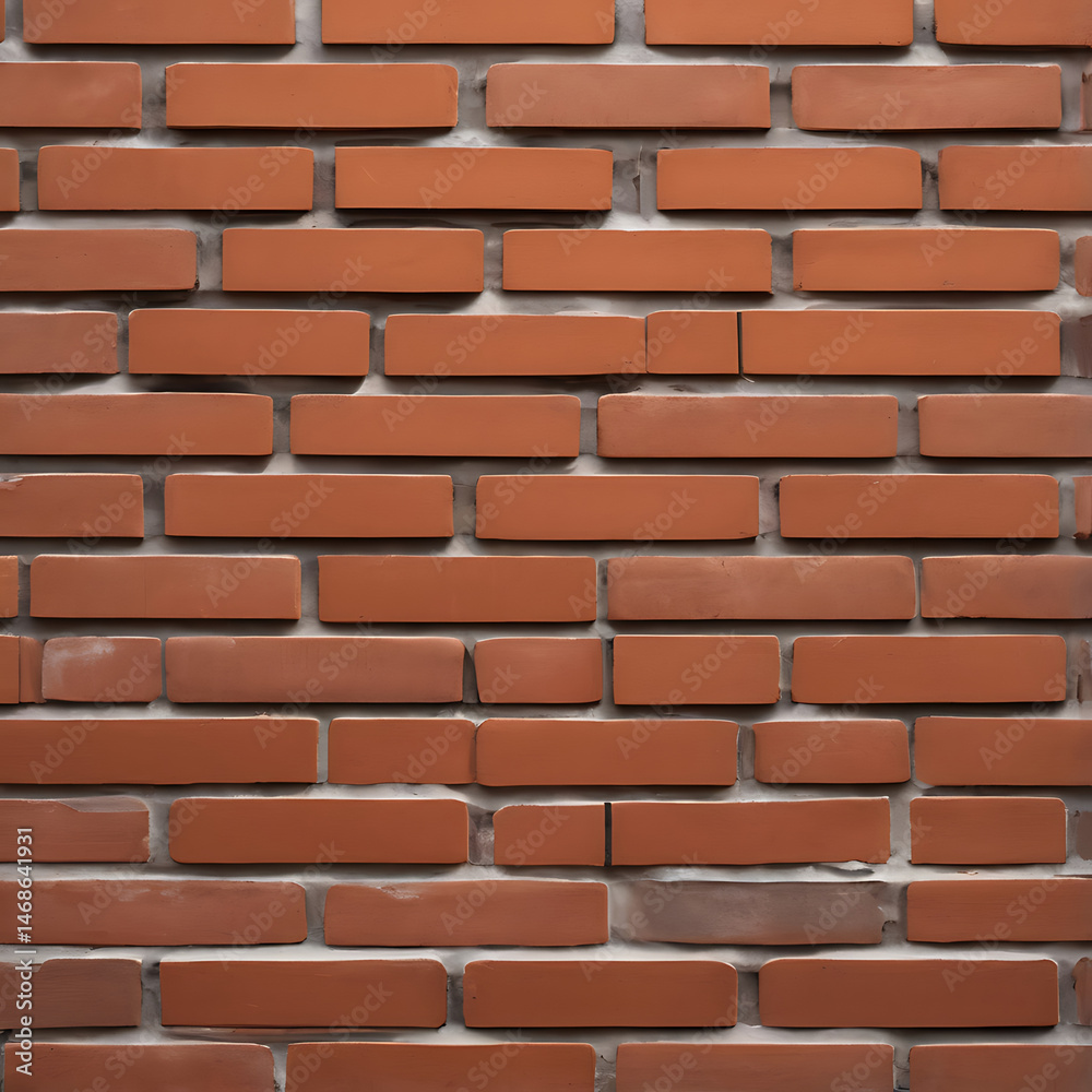 Obraz premium Brick brown, grunge, cartoon, concrete, masonry, illustration background Illustratio,ai