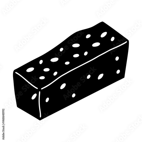 black dice on white background