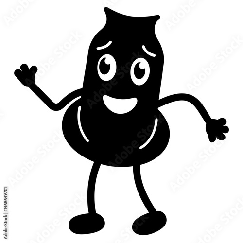 3d rendered illustration of a cartoon character
