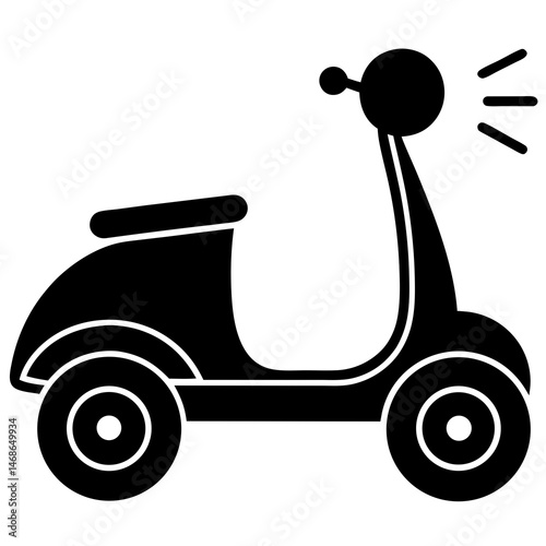 scooter icon vector illustration