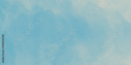 retro sky pattern on old paper texture. raster halftone vintage clouds. vector illustration